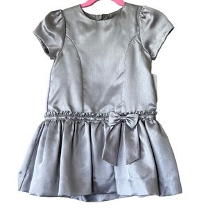 New!! EDGEHILL COLLECTION LITTLE GIRLS DRESS 3T Silver